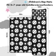thumbnail image 5 of Black White Baseball Stars Pattern Toddler Nap Mats for Kids Preschool,Sleeping Mat Bag or Kids,Toddler Sleeping Bag,Toddler Nap Mat or Daycare, 5 of 6