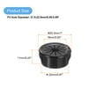 thumbnail image 2 of Uxcell Snap Bushing Grommet 0.87"(22mm) Mount Dia, 30Pack  Nylon Bushing Grommet, Black, 2 of 6
