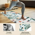 thumbnail image 4 of Pioneer Flower Floral Print Pattern Hot Yoga Mat Towel Non Slip for Hot Yoga - Quick-Drying Yoga Mat Cover with 4 Corner Pockets with Travel Bag - Hot Yoga Towel Non Slip 70"x26", 4 of 6