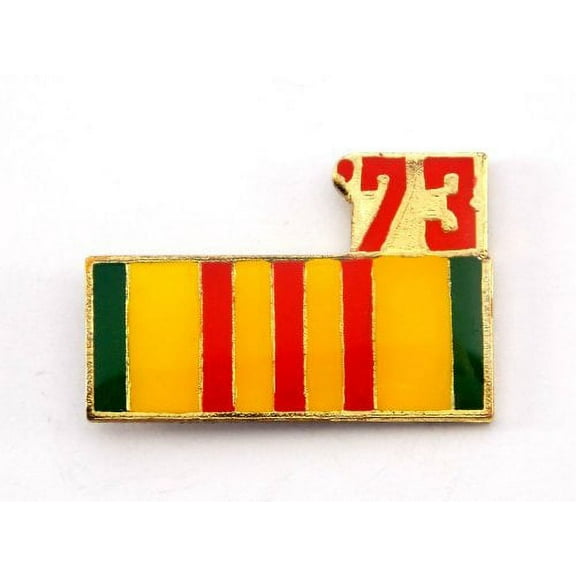 Wholesale Lot Of 12 Vietnam Veteran 1973 Ribbon Lapel Pin Marines Army Navy PPM801