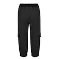 thumbnail image 4 of WILLBEST Pantalones Casuales elegantes para Mujer, Capris Cargo de Cintura Alta con Cordón Ajustable para Un Uso Diario Cómodo con Bolsillos Versátiles y Diseño Elástico. Mediana, 4 of 4