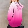 thumbnail image 4 of Cute Hoodies for Teen Girls Trendy Preppy Hooded Sweatshirts Oversized Long Sleeve Pullover Sweatshirt Girls Gradient Clothes, 4 of 7