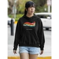 thumbnail image 2 of I'm Influencer Banner Hoodie Women -Image by Shutterstock, Female Large, 2 of 4