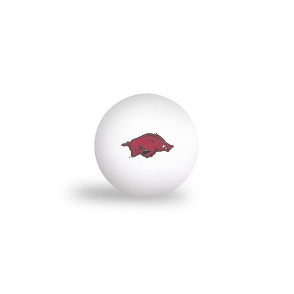 NCAA Arkansas Prime 6 Pack Ping Pong Balls