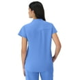 thumbnail image 3 of Hanes Womens Scrubs Mandarin Collar Scrub Top, Comfort Fit, Pockets, Sizes XS-3XL, 3 of 9