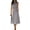 Gray, variant on 2 Piece Skirt Set for Women Crew Neck Sleeveless Shirt Draped A Line Midi Skirt with Pockets High Waisted Outfits