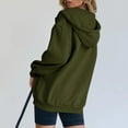 thumbnail image 4 of Hessimy Y2K Womens Zip Up Hoodies Long Sleeve Oversized Sweatshirts Fleece Jacket Pockets 2024 Fall Outfits Fashion Clothes(Z05-Army Green,S）, 4 of 6