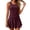 Deep Red, variant on Minjewel Women Independence Day Printed Split Tankini Swimsuit Vacation Bathing Suit, Black L