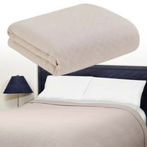 Multipurpose Blanket，100% Extra Long Staple Cotton，Soft & Breathable Herringbone Weave，Lightweight，Machine Washable，All-Season Throw Blanket for Bedroom & Travel