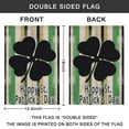 thumbnail image 3 of Lucky Clover Buffalo Check Plaid Rustic Farmhouse Shamrock Garden Flags Happy Saint Patrick's Day Garden Flags Irish Holiday House Flag 12×18 in Small Vertical Double Sided Outside Décor, 3 of 4