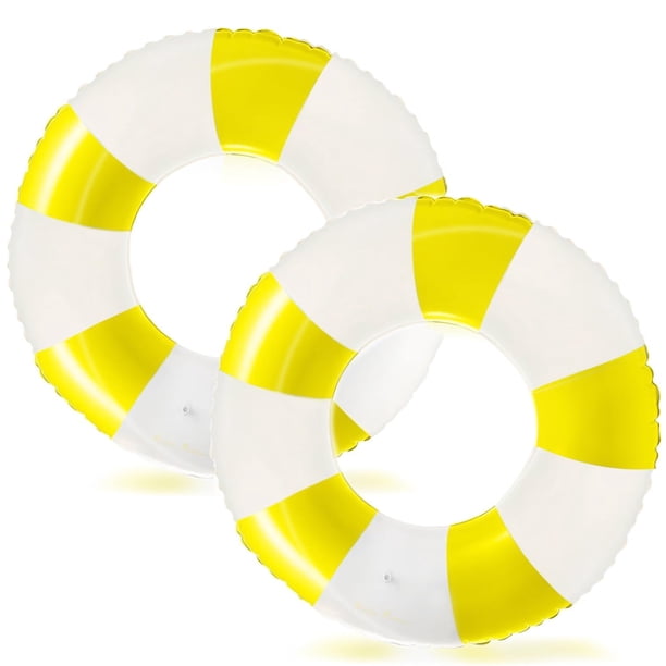 Flotadores Inflables para Piscina WeddPtyFr para Adultos (2 PCS) Amarillo