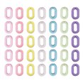 thumbnail image 1 of 800pcs Acrylic Linking Rings Oval Acrylic Link Connectors Link Rings for DIY Chain, 1 of 8