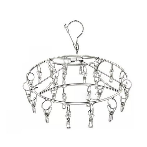 Estante de secado redondo cuadrado con forma de ciruela, calcetín, ropa interior, tendedero para exteriores, secador, colgador de ropa, Clips de toalla multifuncionales Methold JJ19167-15