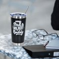 thumbnail image 4 of Gifts for Dad, Birthday Gifts For Dad From Daughter Son, 20oz Tumbler Stainless Steel Double Wall Vacuum Insulated Travel Coffee Mug Best Dad Ever Gifts for Father''s Day, 4 of 5