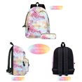 thumbnail image 4 of Mochila escolar teñida con corbata, mochila preescolar, bolsa de viaje de alta capacidad con bolsa de lápices para niños y niñas, ligera Wmkox8yii jkg5190, 4 of 7