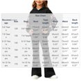 thumbnail image 3 of Ixbnca 2 Piece Outfits for Kids Girls Long Sleeve Hooded Sweatshirts High Waist Flare Pants Bow Fashion Clothes, 3 of 7