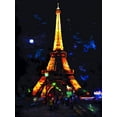 thumbnail image 2 of Ghanooni, Sarah  25x32 White Modern Wood Framed Museum Art Print Titled - Eiffel Lights, 2 of 4