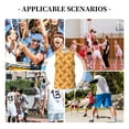 thumbnail image 6 of Xecao Peanuts6 print basketball shirt for both men and women, a unisex basketball jersey perfect for theme parties-XX-Large, 6 of 6