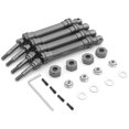 thumbnail image 1 of 4 piezas de eje de transmisión CVD trasero de metal para coche de actualización RC Slash Stampede Hoss VXL 1/10, gris, 1 of 5