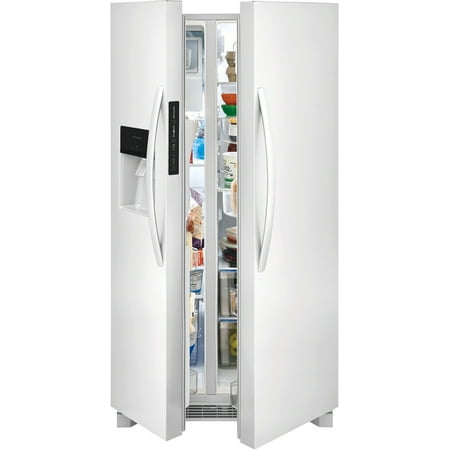 Frigidaire - 25.6 Cu. Ft. Side-by-Side Refrigerator - White