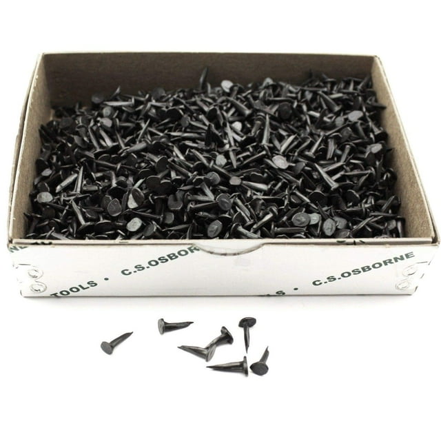 CS Osborne 1/2"" Tachuelas de tapicería esterilizadas azuladas #689-6 Caja de 1 libra