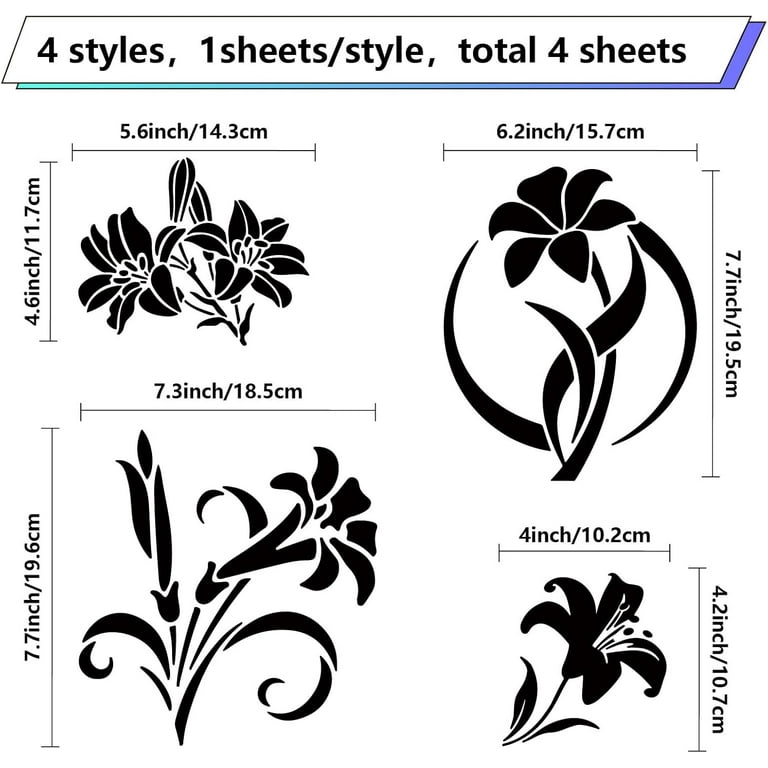 White Lily Vinyl Decal Sticker - 5 Inches, Waterproof, UV Resistant, For Car, Laptop, Window, Bumper, Indoor/Outdoor Use