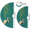 thumbnail image 3 of FMSHPON Easter Tree Skirt Colorful Eggs Bunny Xmas Christmas Tree Skirt Stand Mat for Holiday Party Decoration Indoor Outdoor 48 inches, 3 of 6