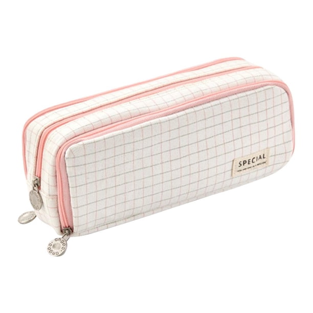 Portalápices Bolsa De Almacenamiento Multifuncional Estuche De Cosméticos Estuche De Lona Para Estudiantes Niños Niñas Noticed EL016583-01