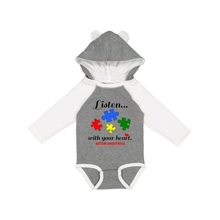 

Inktastic Autism Awareness Gift Baby Boy or Baby Girl Long Sleeve Bodysuit