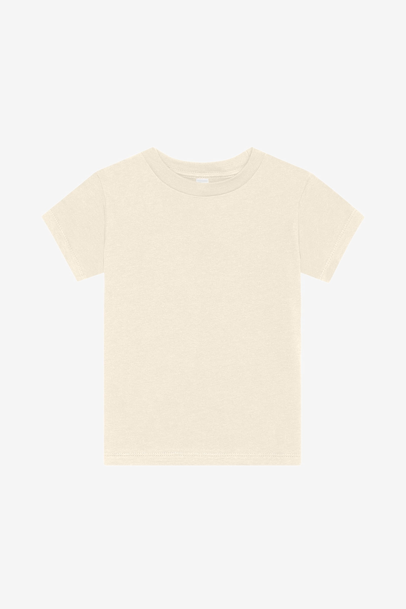 BELLA+CANVAS Toddler Short Sleeve Personalized T-Shirt, Create your own Designs, Natural, 3T, Unisex