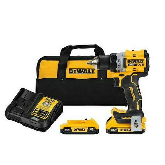 Dewalt Cordless Drill/Driver Kit, 1/2 in, 20V DC