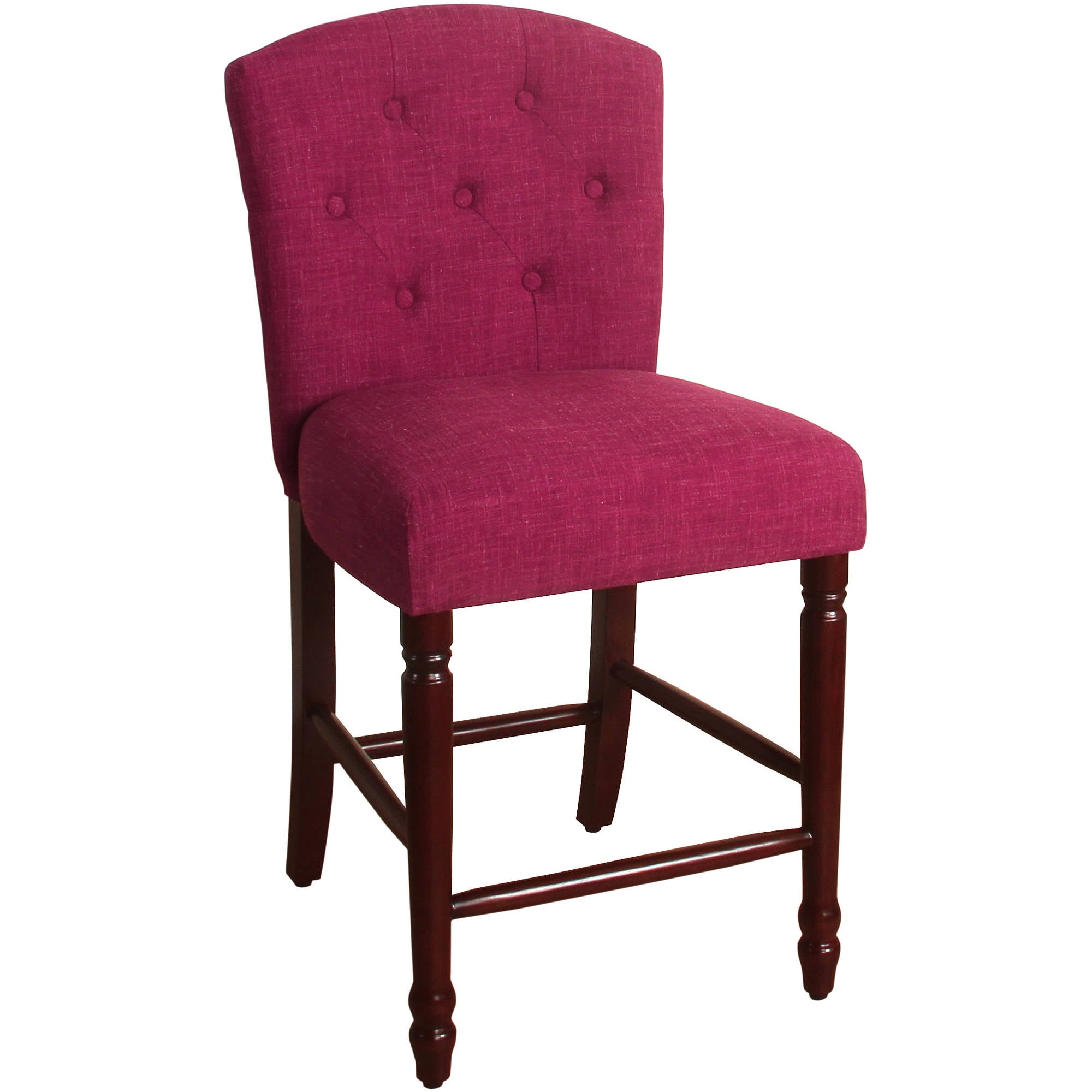HomePop Delilah Tufted Counter Stool 24"H - Walmart.com ...