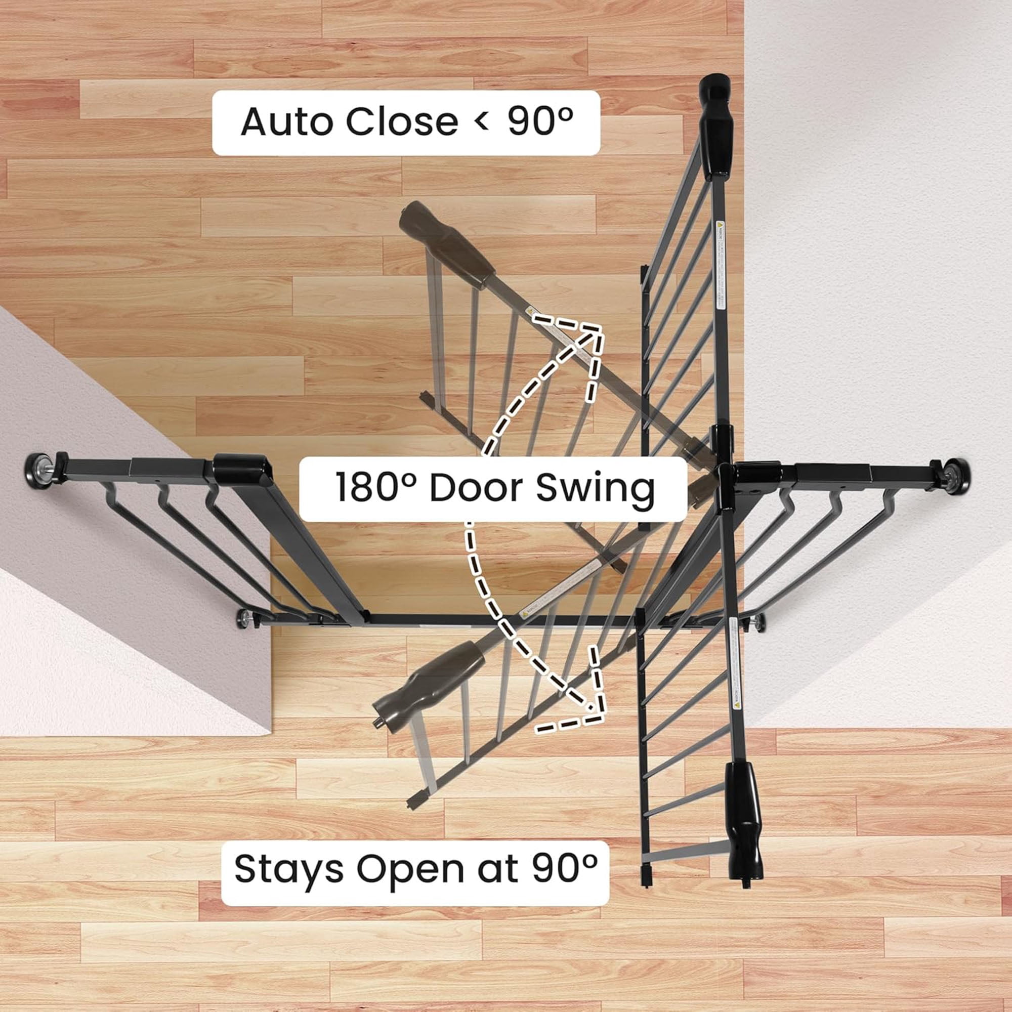 Open Box BalanceFrom Walk Thru Safety Gate, Fits 29.1-43.3" Openings, 36” Tall
