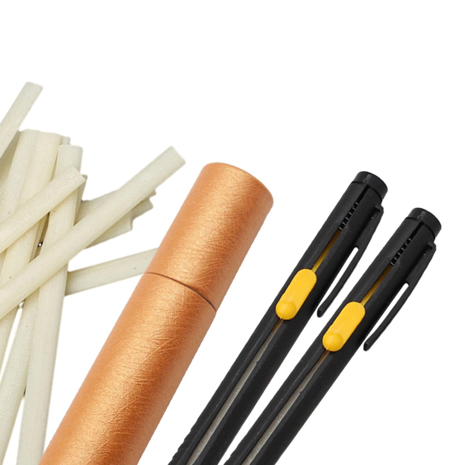 Tailors Chalk Vanishing Fabric Marker Pen for Cross Stitch Quilting Supplies 2 Pens w 20 Refills