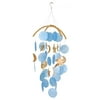 Woodstock Windchimes Moon & Stars Capiz Chime, Wind Chimes For Outside, Wind Chimes For Garden, Patio, and Outdoor Décor, 19"L