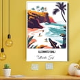 thumbnail image 3 of Uluwatu Bali Travel Canvas Wall Art – Nature-Inspired Travel Decor with Scenic Views Uluwatu Surf Canvas Wall Print – A Captivating Gift for Adventure Seekers, 3 of 5