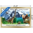 thumbnail image 3 of Jurassic World: Dominion - Caucasus Mountains Group Wall Poster, 14.725" x 22.375" Framed, 3 of 6