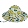 thumbnail image 5 of CoCopeaunts Baby Bucket Hat for Girls Bow Decorate Summer UV Protection Outdoor Headwear Basin Hat for Boy with Chin Strap, 5 of 8
