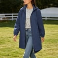 thumbnail image 4 of QQZ Long Tunic Oversized Hooded Zip Up Cardigan For Women, Long Sleeve Wind Resistant Cardigan Sweaters For Women, Lightweight Fall Outfits For Travel Business Casual Outdoor Daily Wear, 4 of 8
