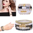 thumbnail image 3 of Taylor Concert Support 1989 Pulsera Con Letra Rosa Arcilla Polimérica Sun Smiley Face SWIFTIE Conjunto Pulseras (Estilo H) [ZJ11767], 3 of 9