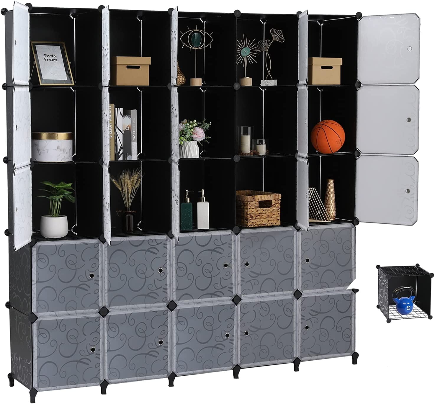 VINGLI Cube Storage Organizer Closet Bookshelves, Bookcase DIY