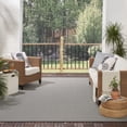 thumbnail image 4 of Nourison Courtyard 8' x 10' Black White Modern Rug, 4 of 11
