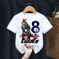 thumbnail image 3 of Camisetas de cumpleaños para niños de 2, 3, 4, 5, 6, 7, 8 y 9 años, ropa para niños con nombre personalizado de Marvel Avengers, camiseta para fiesta de cumpleaños de superhéroes para bebés, 3 of 5