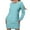 Blue, variant on Zedker Sweater Dresses for Women 2025 Knit Dresses Long Sleeve Dress Casual Fall Winter Round Neck Oversized Loose Short Sweater Dress Plus Size Beige L