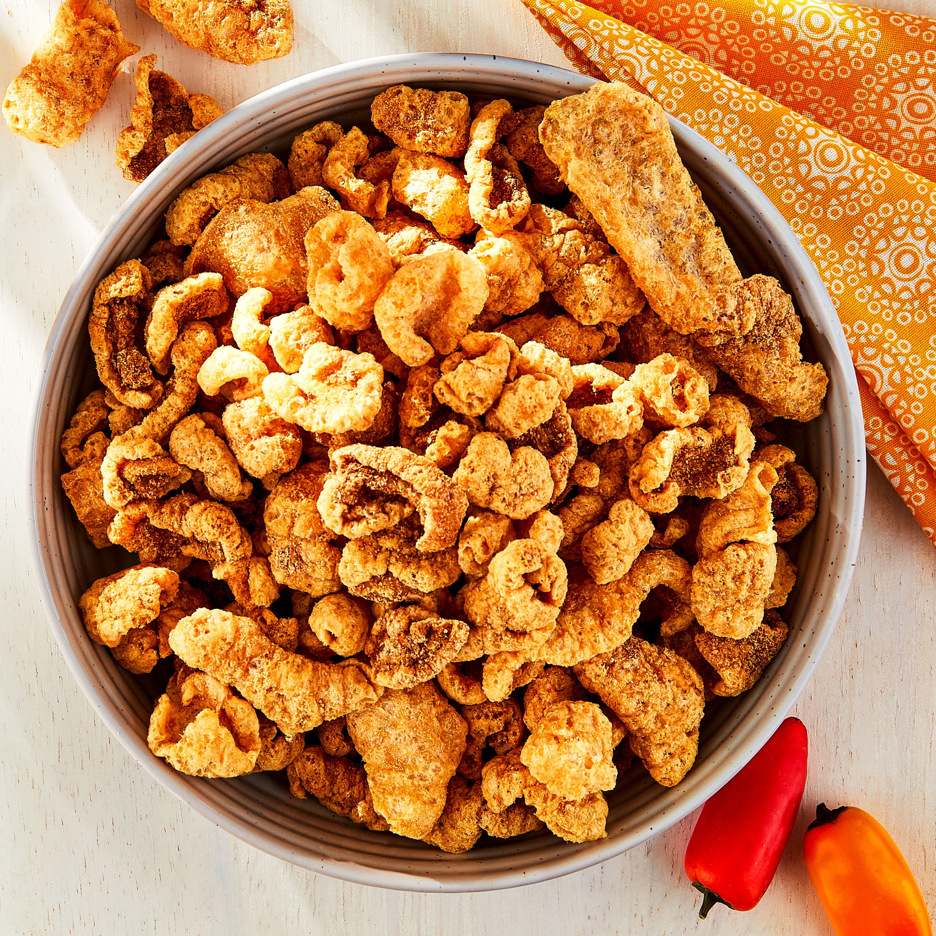 (2 pack) Great Value Original Chicharrones Con Grasa Fried Pork Cracklins, 6.25 oz