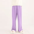 thumbnail image 2 of Toddler Summer Pants Baggy Girls Joggers Full Length Pants Children's Casual Pants Boys' Quick Drying Pants Children's Slim Pants Wearing Straight Leg Pants On The Outside Purple 6 Years, 2 of 7