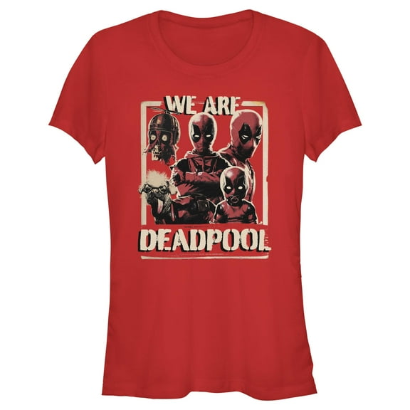 Junior's Marvel: Deadpool & Wolverine We Are Portraits Graphic T-Shirt