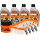 thumbnail image 1 of Kit De Afinación Con Aceite 15W40 Mineral, Bujías Platino, Filtro De Aire Y Filtro De Aceite 10 Piezas Compatible con Hyundai Accent L4 1.6L DE 2009 A 2011, 1 of 1