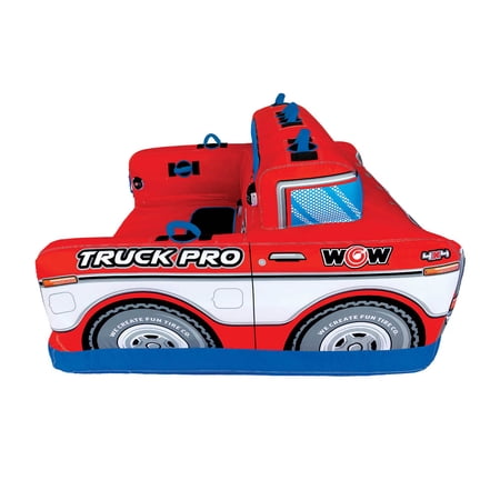 WOW World of Watersports Pickup Truck Towable Tube for Boating 1-3 Person