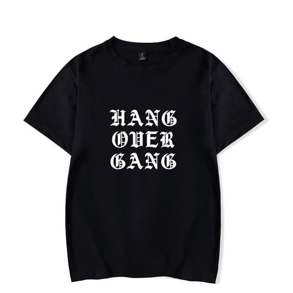 Tom MacDonald Merch Hang Over Gang Graphic Logo T-Shirt Loose T Shirts Short Sleeve Unisex Top Tee